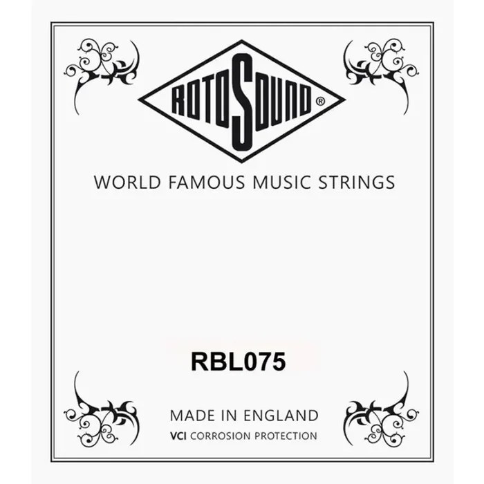 Rotosound Roto Bass .075 string for electric bass, nickel plated steel wound