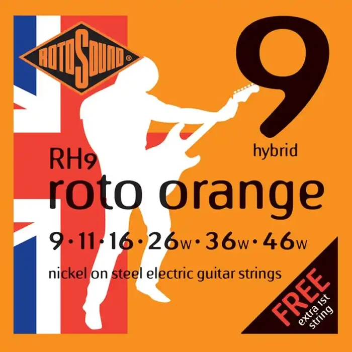 Rotosound Roto snarenset elektrisch, nickel wound, 9-46, hybrid