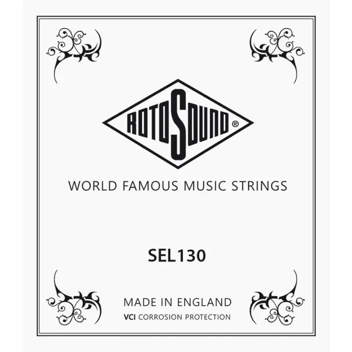 Rotosound Swing Bass 66 .130 bass guitar string, stainless steel roundwound, extra long