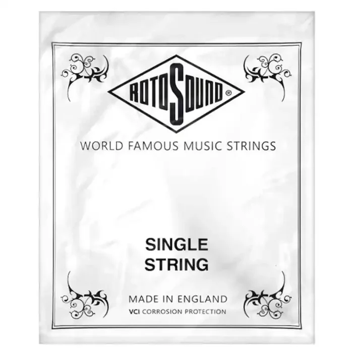 Rotosound Tru Bass 88 .065 string for electric bass, black nylon flatwound, medium scale