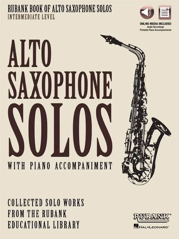 Rubank Book of Alto Saxophone Solos – Intermediate Altsaxophon