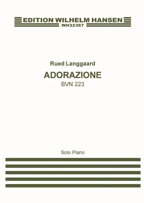Rued Langgaard Adorazione Klavier Solo