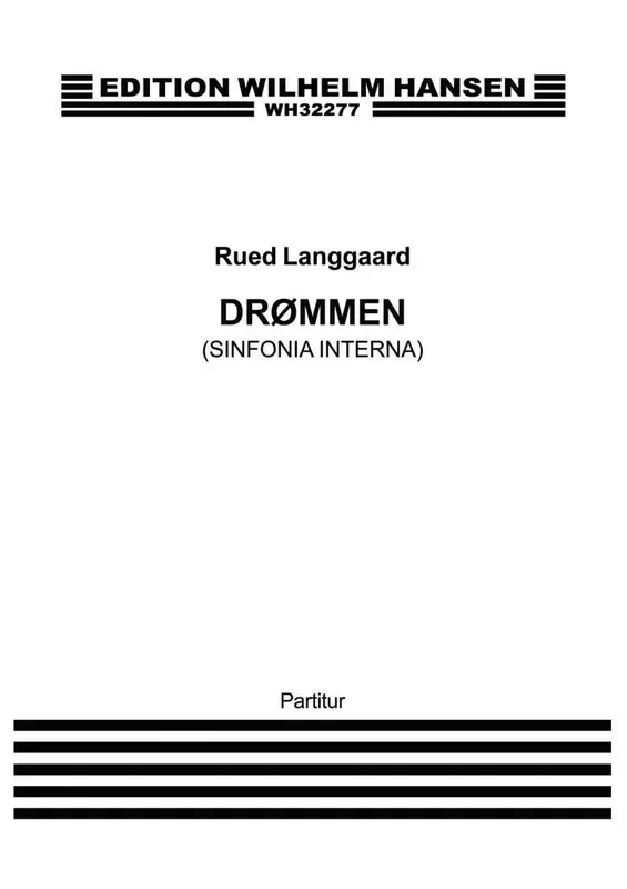 Rued Langgaard Drømmen Gemischter Chor mit Begleitung