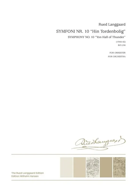 Rued Langgaard Symphony No.10 ‘Hin Tordenbolig‘ Orchester