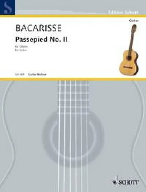 S. Bacarisse Passepied N. 2 (Yepes) Gitarre Solo
