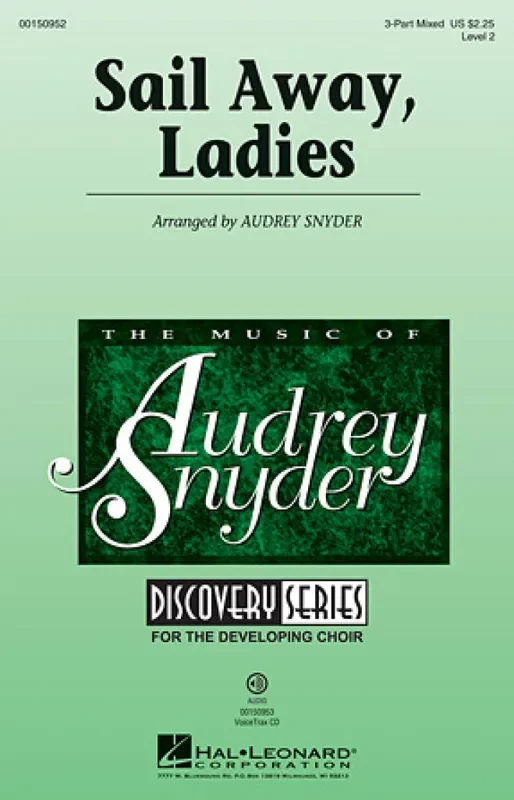 Sail Away, Ladies (Arr. Audrey Snyder) Gemischter Chor mit Begleitung