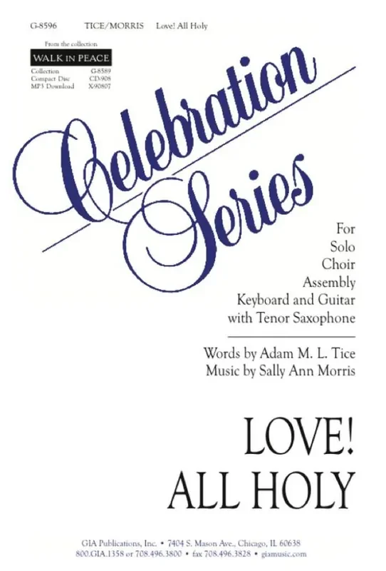 Sally Ann Morris Love! All Holy – Guitar part Gemischter Chor mit Begleitung