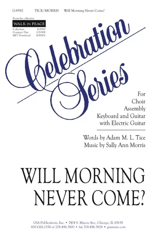 Sally Ann Morris Will Morning Never Come Gemischter Chor mit Begleitung