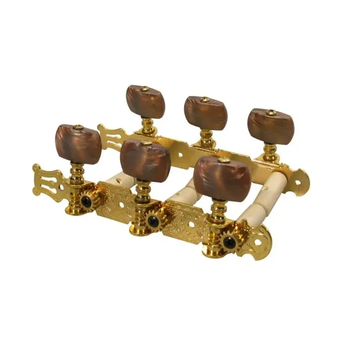 Salvador Cortez origineel vervangingsonderdeel, set mechanieken, goud, amberkleurige knoppen, voor model 22, 25, 32