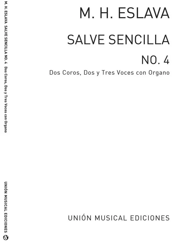Salve Sencilla Gemischter Chor mit Klavier/Orgel