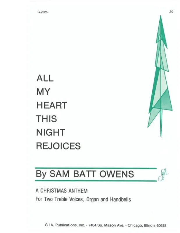Sam Batt Owens All My Heart This Night Rejoices Frauenchor mit Begleitung
