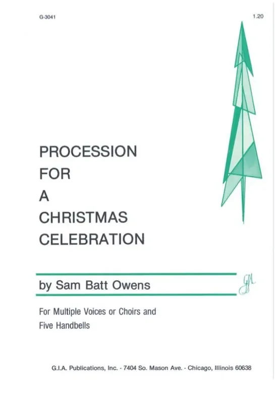 Sam Batt Owens Procession for a Christmas Celebration Gemischter Chor mit Begleitung