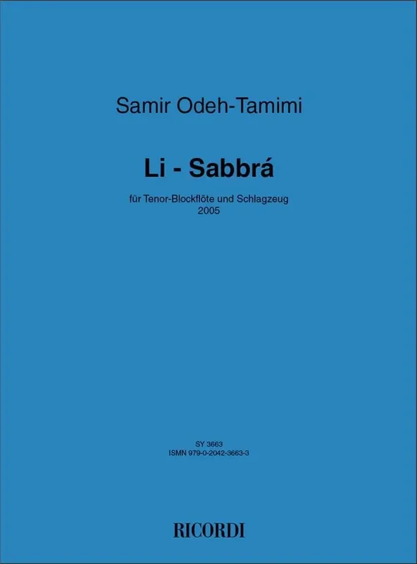 Samir Odeh-Tamimi Li-Sabbrá Kammerensemble