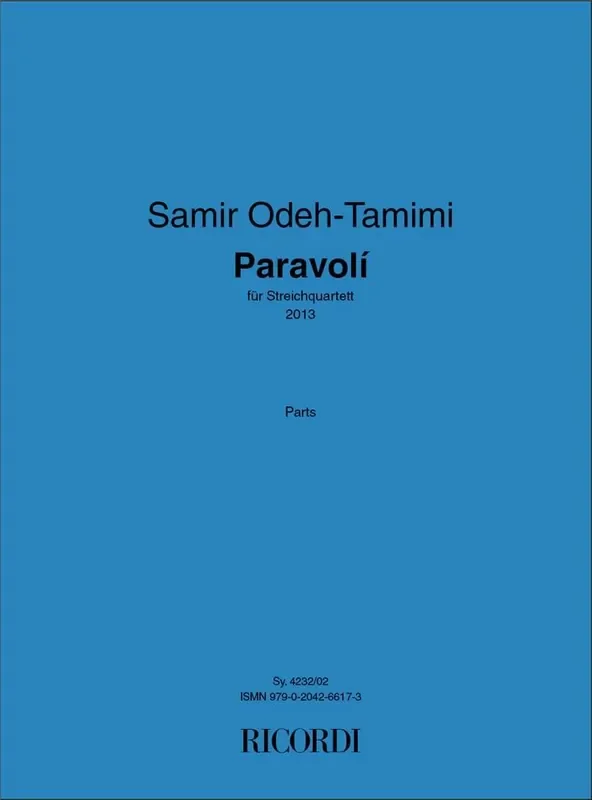 Samir Odeh-Tamimi Paravolí Streichquartett