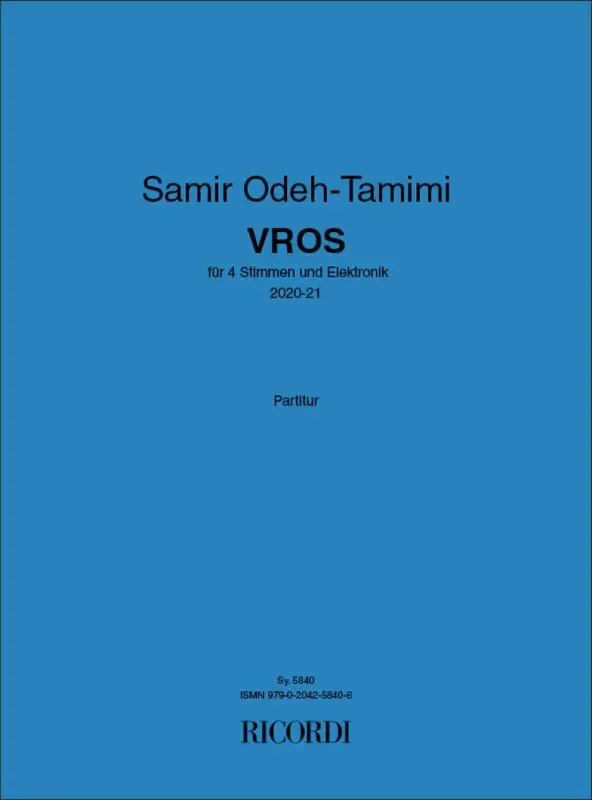 Samir Odeh-Tamimi Vros Gesang Solo