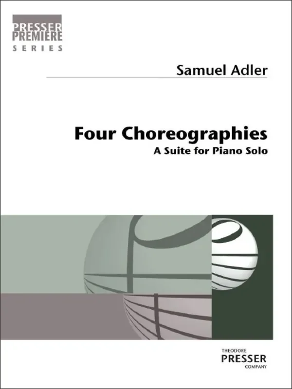 Samuel Adler Four Choreographies Klavier Solo