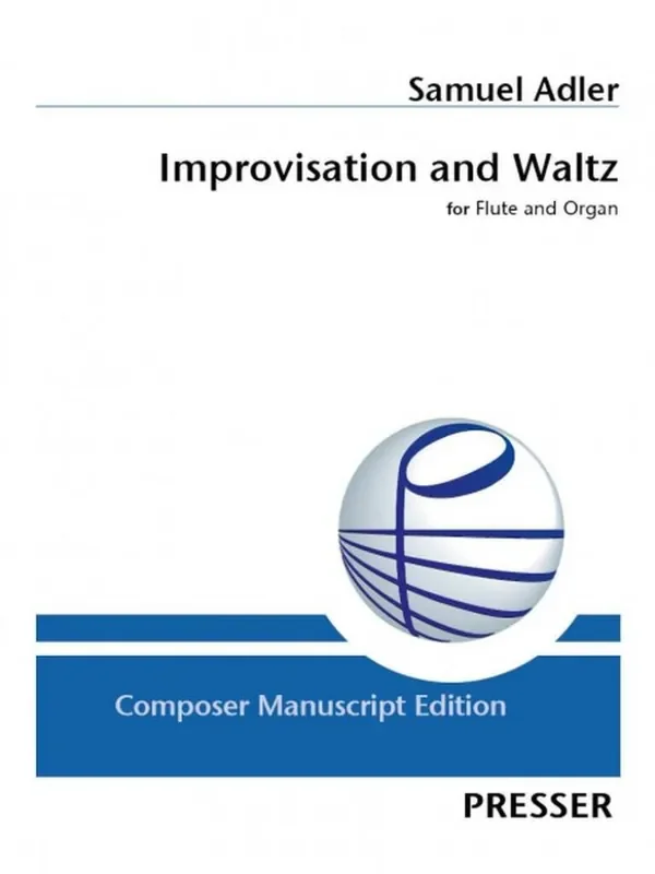 Samuel Adler Improvisation and Waltz Flöte mit Begleitung
