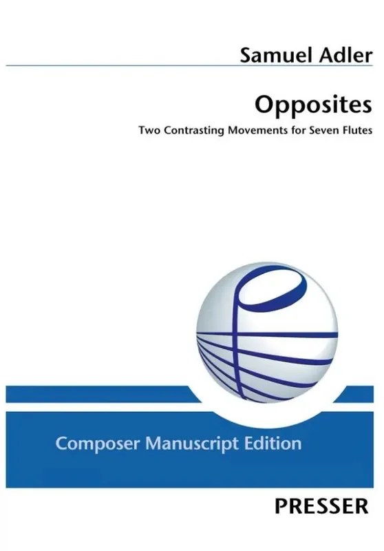Samuel Adler Opposites Flöte Ensemble