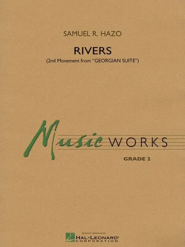 Samuel R. Hazo Rivers (2Nd Movement From Georgian Suite) Blasorchester