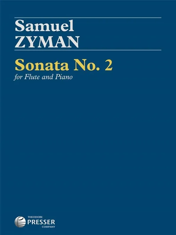 Samuel Zyman Sonata No. 2 Flöte mit Begleitung