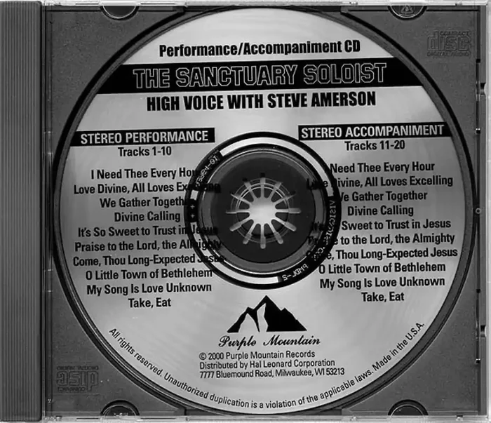 Sanctuary Soloist 3 Cd/high Voice