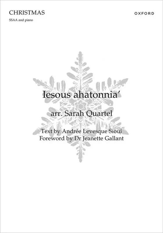 Sarah Quartel Iesous ahatonnia‘ Frauenchor mit Klavier/Orgel