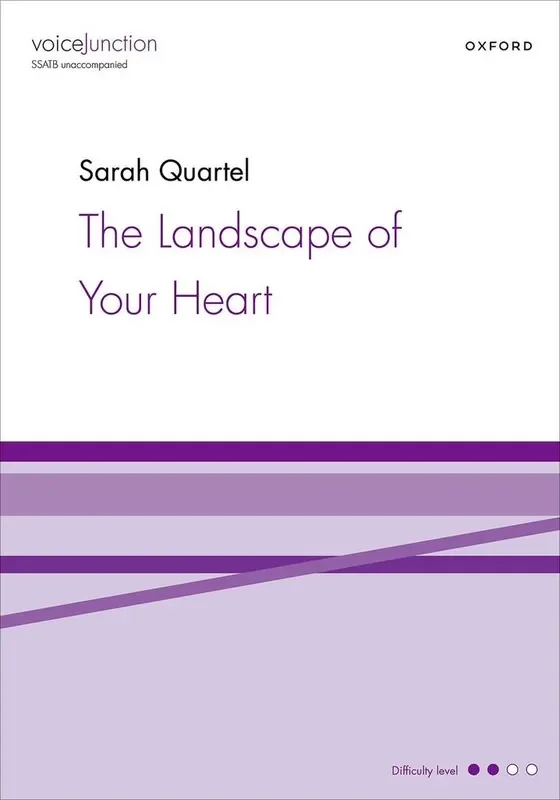Sarah Quartel The Landscape of Your Heart Gemischter Chor A cappella