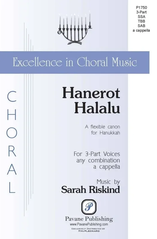 Sarah Riskind Hanerot Halalu Gemischter Chor A cappella