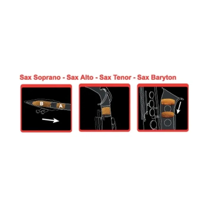 Saxmute Tenor-Saxophon Dämpfer
