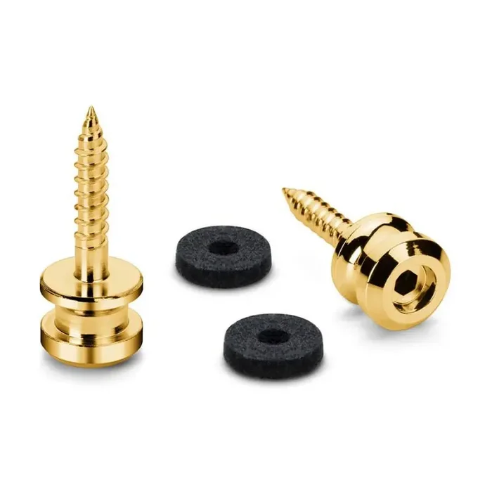 Schaller S-Locks strap button set M (thread length 22mm), gold