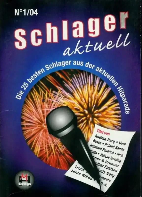Schlager Aktuell Band 1 (2004) (Arr. Gerhard Hildner) Klavier, Gesang, Gitarre (Songbooks)