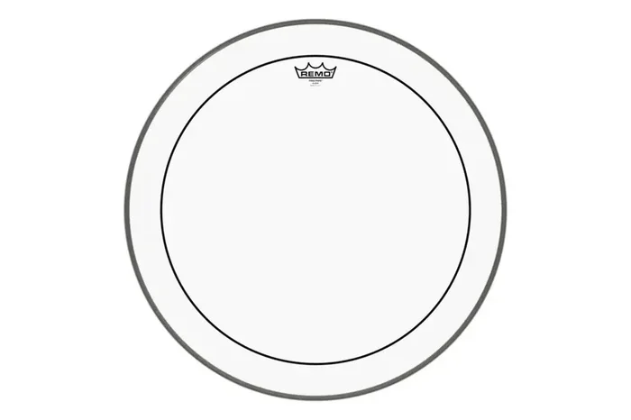 Schlagzeugfell Pinstripe Transparent Bassdrum 18-Zoll