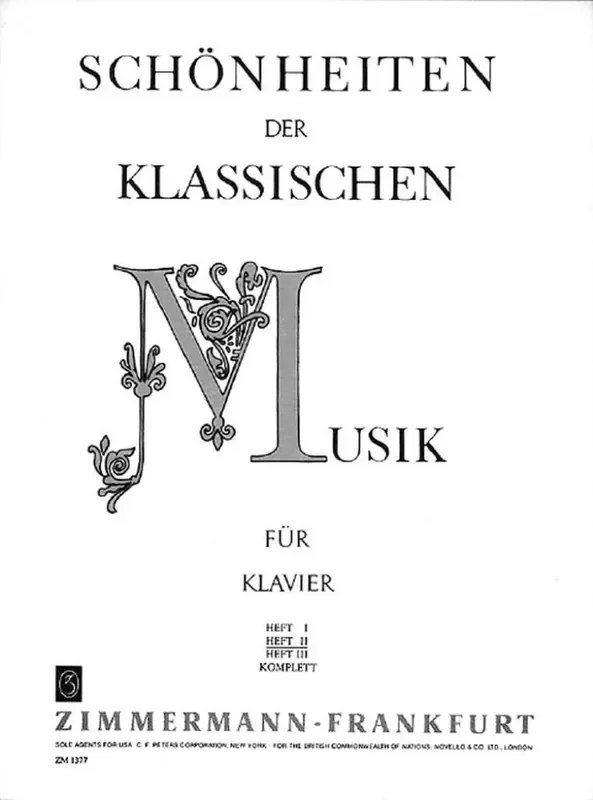 Schönheiten der klassischen Musik Band 2 Klavier Solo