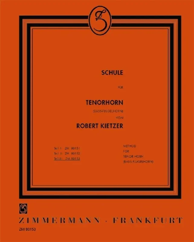 Schule für Tenorhorn (Bass-Flügelhorn) Teil 3