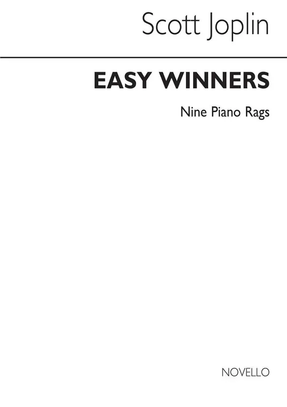 Scott Joplin Easy Winners Klavier Solo