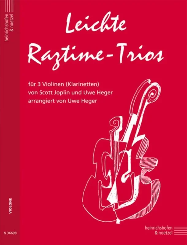 Scott Joplin Leichte Ragtime-Trios (Arr. Uwe Heger) Violinensemble
