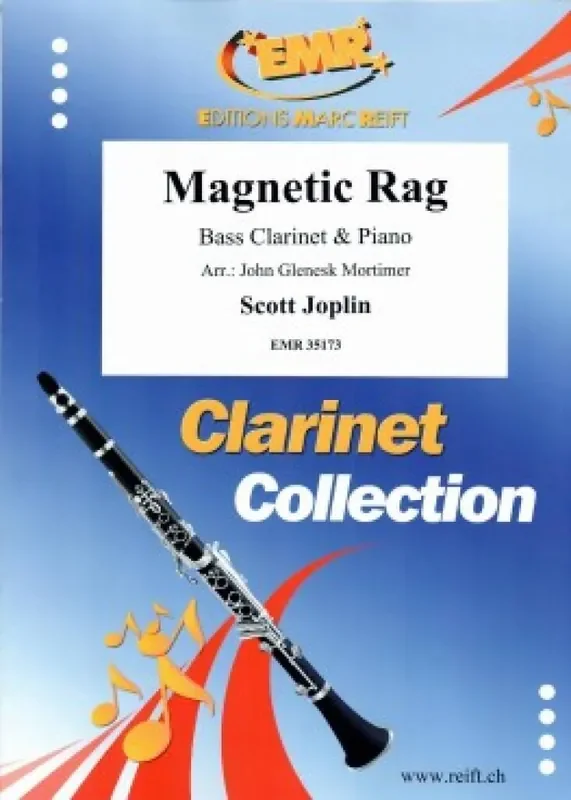 Scott Joplin Magnetic Rag (Arr. John Glenesk Mortimer) Bassklarinette