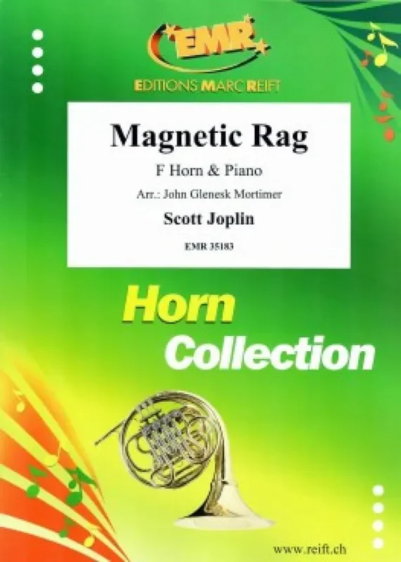 Scott Joplin Magnetic Rag (Arr. John Glenesk Mortimer) Horn mit Begleitung