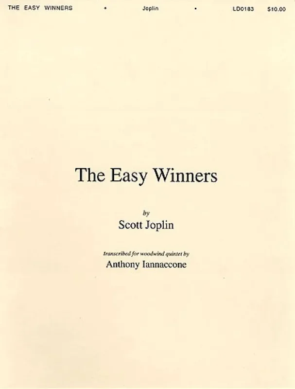 Scott Joplin The Easy Winners (Arr. Anthony Iannaccone) Blasquintett