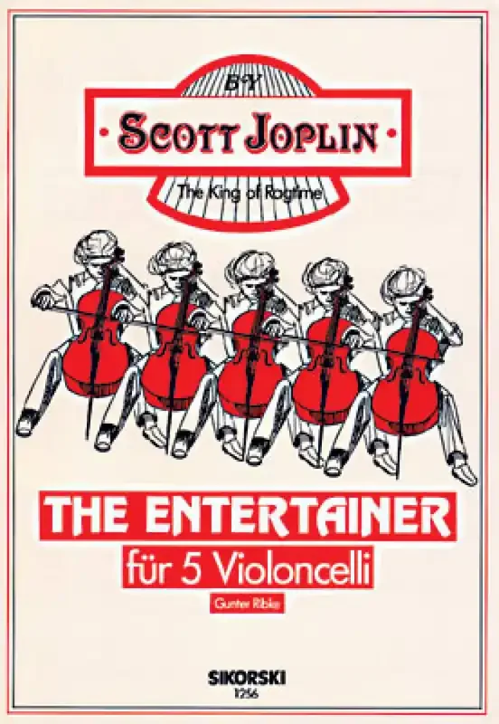 Scott Joplin The Entertainer (Arr. Gunter Ribke) Cello Ensemble