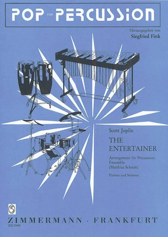 Scott Joplin The Entertainer (Arr. Matthias Schmitt) Percussion Ensemble