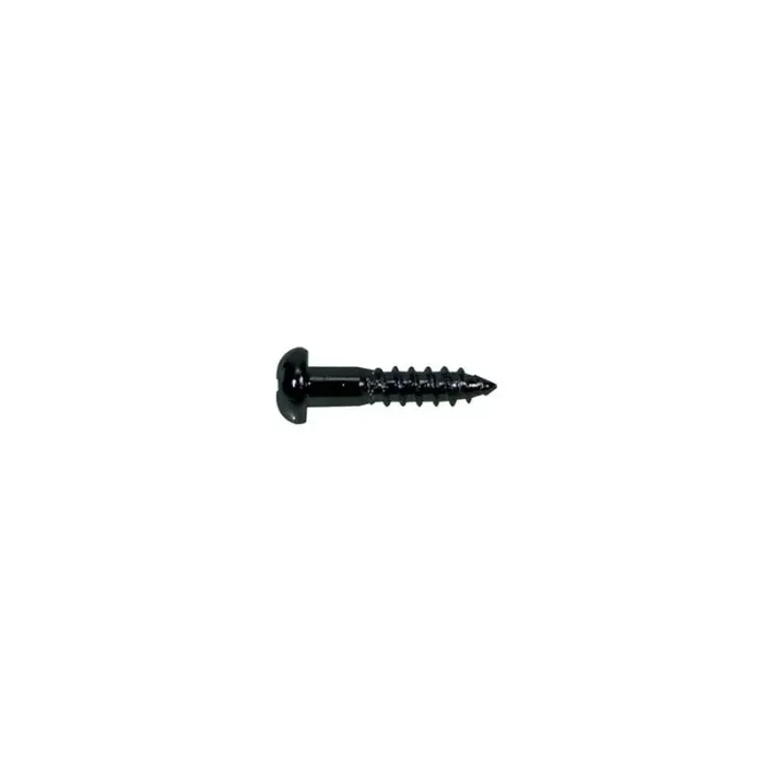 Screw, black, 2,1x10mm, 12pcs, dome head