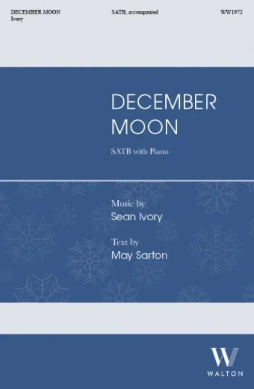 Sean Ivory December Moon Gemischter Chor mit Klavier/Orgel