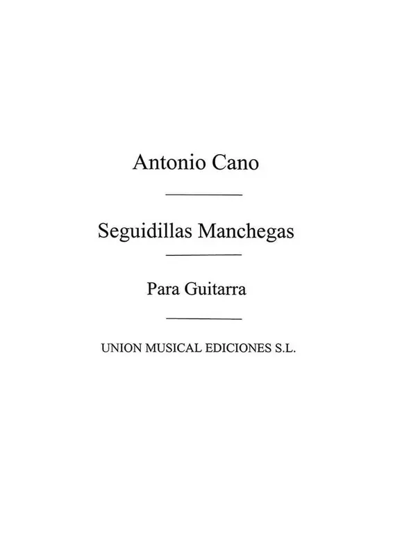 Seguidillas Manchegas Gitarre Solo
