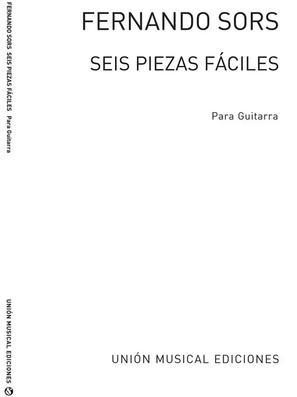 Seis Piezas Faciles Gitarre Solo