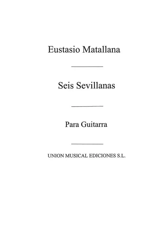 Seis Sevillanas No.3 Gitarre Solo