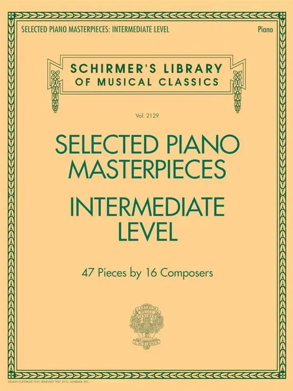 Selected Piano Masterpieces – Intermediate Level Klavier Solo
