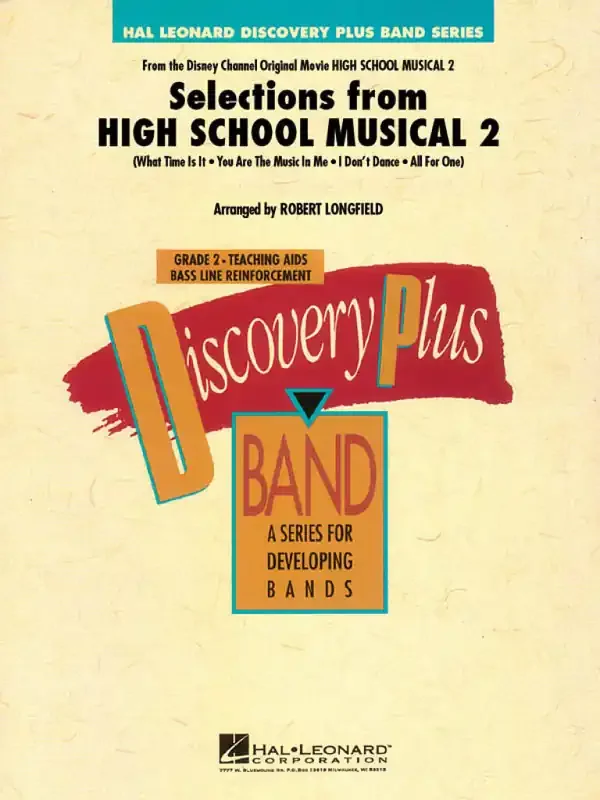 Selections from High School Musical 2 (Arr. Robert Longfield) Blasorchester