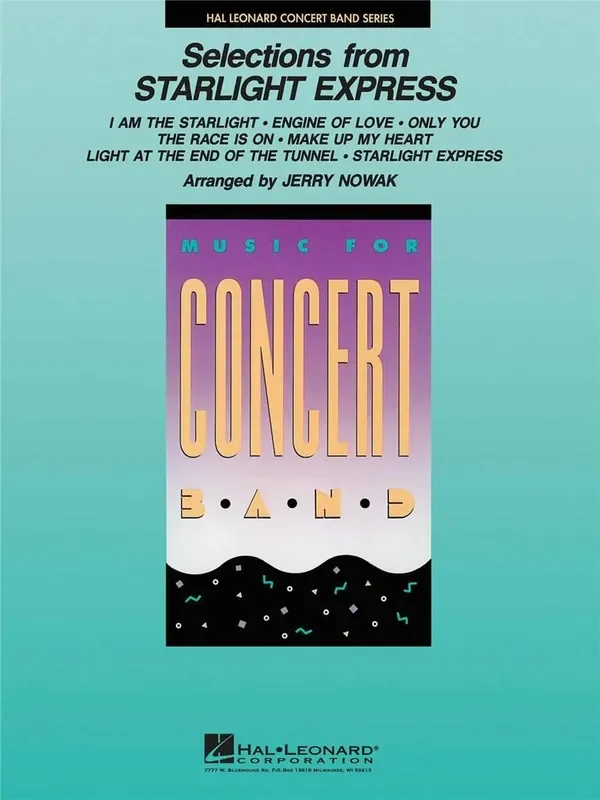 Selections from Starlight Express (Arr. Jerry Nowak) Blasorchester