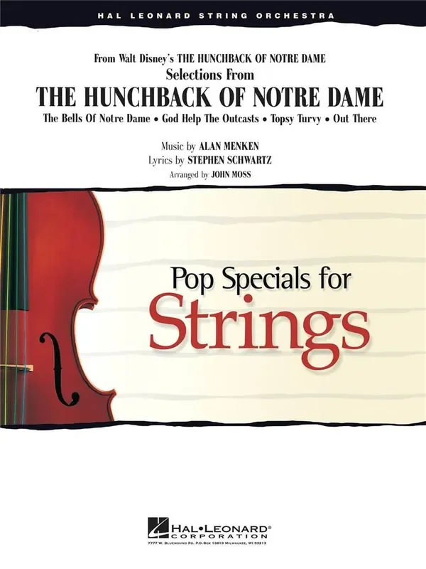 Selections from The Hunchback of Notre Dame (Arr. John Moss) Streichensemble
